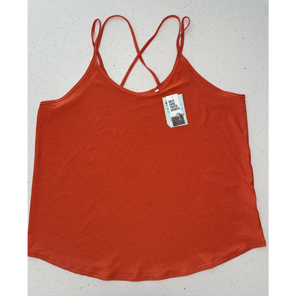 Strappy Movement Tank Top Sz XL Ginger Orange DSG Dicks Sporting Goods NWT